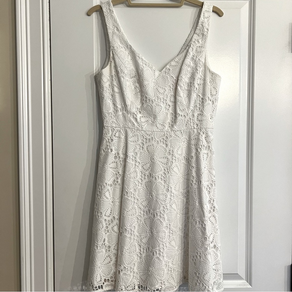 Lilly Pulitzer White Lace Dress